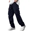 Pantaloni multitasche da lavoro con coulisse da uomo