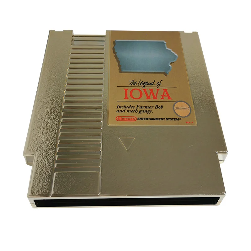 The Legend of Iowa For Nintendo NES - 8 Bit Game Cartridge