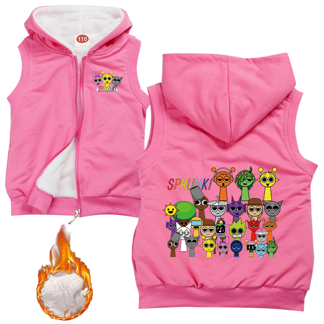 Sprunki Cosplay Colthing | Sprunki incredibox Cotton-padded clothes