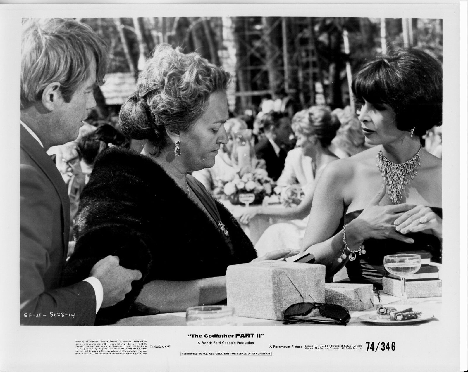 MORGANA KING THE GODFATHER PART 2 original 8x10 vintage '74 still w/ TALIA SHIRE