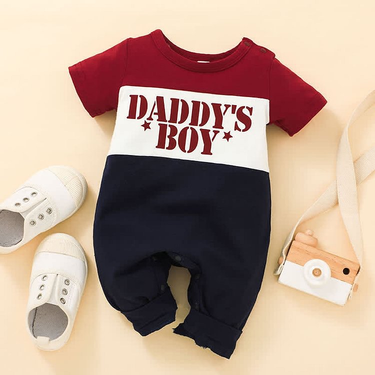 DADDY'S BOY Newborn Romper