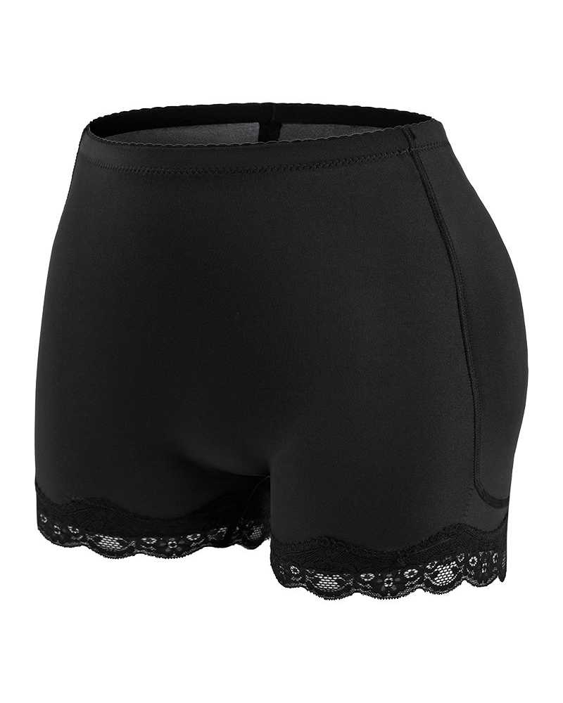 Buttock And Hip Enhancing Shaping Shorts With Padded Inserts