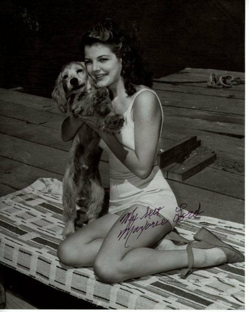 Marjorie lord signed autographed Photo Poster painting