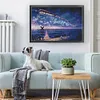 Under Starry Sky-14CT Stamped Cross Stitch Egyptian Cotton 83*59cm/32.68*23.23in(Big Size) tapestrymarket