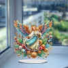 (US Local)Special Shape Angel Girl Table Top Diamond Painting Ornament Kits for Bedroom