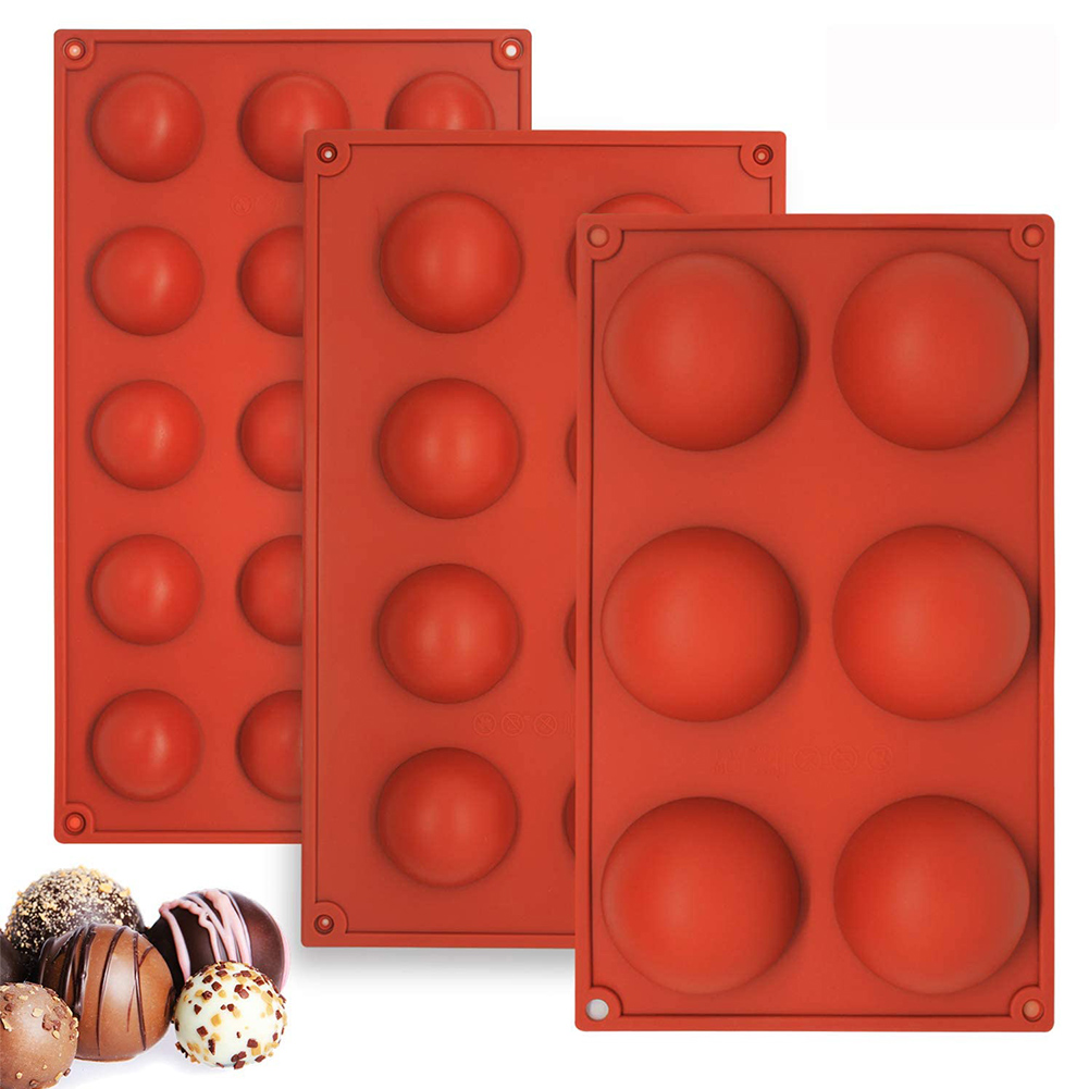 

Hemisphere Shape Silicone Chocolate Cake Jelly Mold, 501 Original