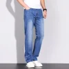  Business Casual Straight Fit Stretch Cotton Jeans