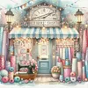 Sewing Shop-11CT Stamped Cross Stitch 45*45cm/17.72*17.72in tapestrymarket