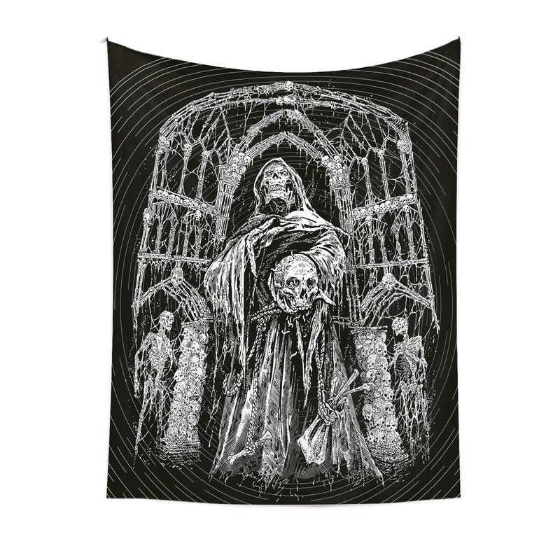 Halloween Retro Ghost Polyester Decorations Hanging Ornaments Party Supplies4