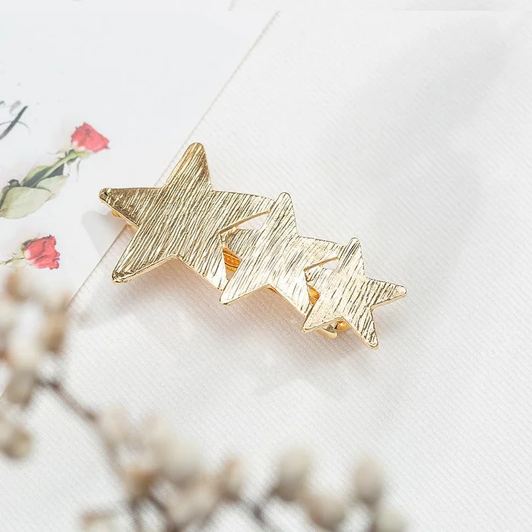 Fivepointed Star Hair Clips
