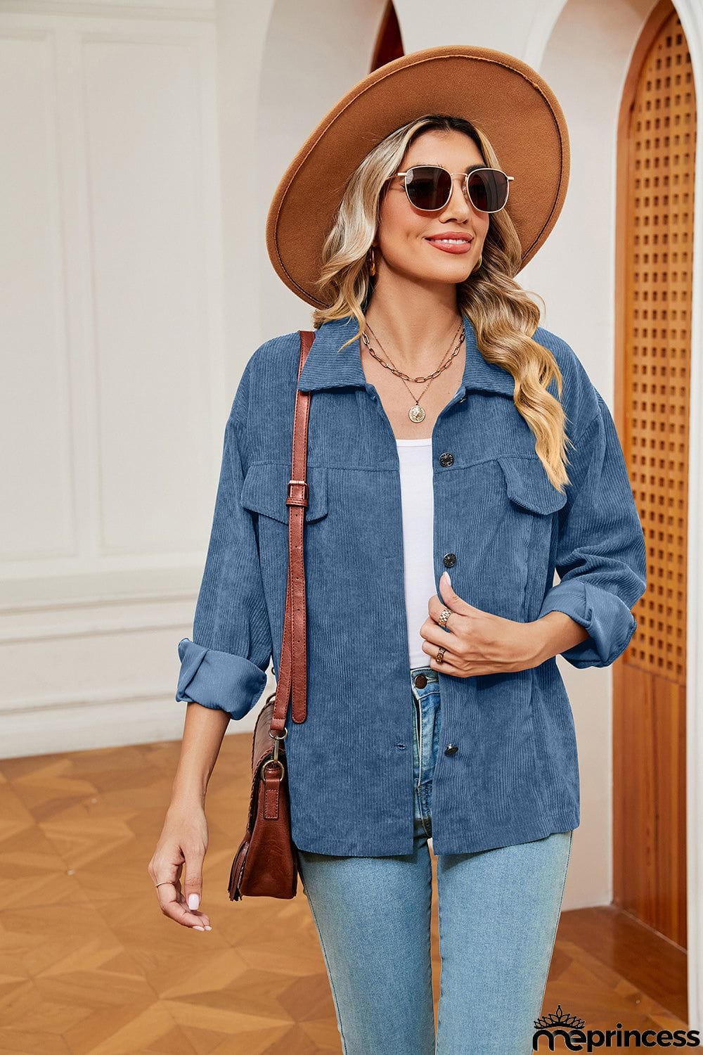Button Down Collared Jacket