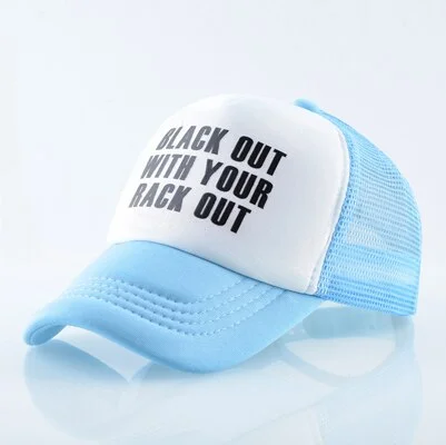 Summer Mesh Baseball Cap For Boys And GirlsLetters Snapback Hip Hop Hats Kids Outdoor Sun Visor Bone Children Caps