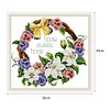 Cross Stitch-Sweet Flower Saying(35x33cm)