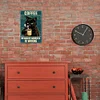 Coffee Black Cat - Vintage Metal Signs(8*12Inch)  - Cat