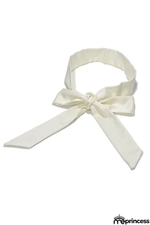 Satin Tied Waist