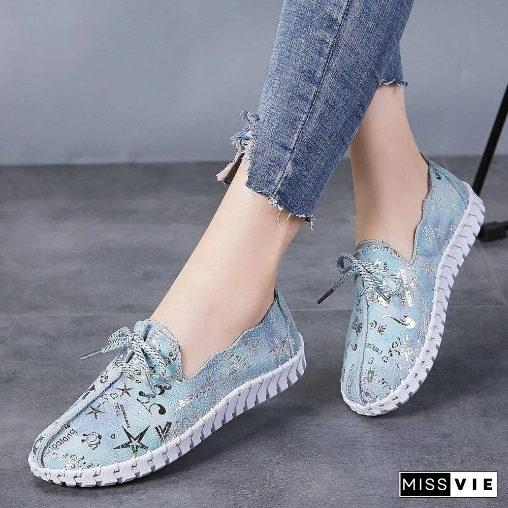 Summer New Leather Casual Loafers Slip On Shoes For Women High Quality Breathable Woman Flats Fashion Sapatos Das Mulheres