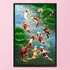 Pond Koi-11CT Stamped Cross Stitch Kit(40*60cm)