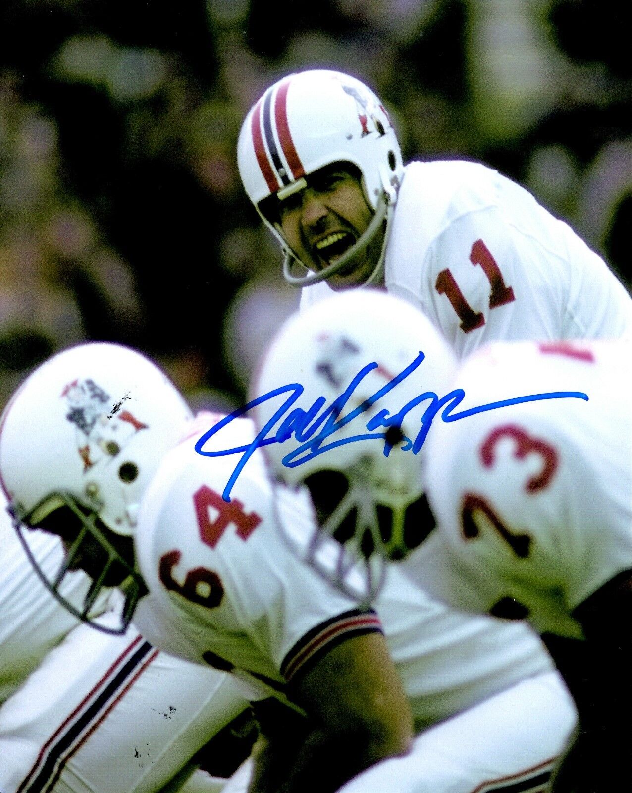 Autographed JOE KAPP 8X10 New England Patriots Photo Poster painting -w/ COA