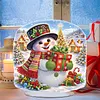 Christmas Snowman Diamond Dot Painting Ornament DIY Double Sided Acrylic