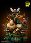 Natural Series Flareon & Cyndaquil & Dedenne & Fletchling - Pokemon Resin Statue - Moon Shadow Studios