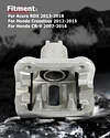 cciyu 19B6886 Rear Left Brake Caliper With Bracket For Acura For RDX 2013-2018,For Honda For Crosstour 2012-2015,For Honda For CR-V 2007-2016