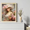 Victorian Woman-11CT Stamped Cross Stitch 40*50cm/15.75*19.69in