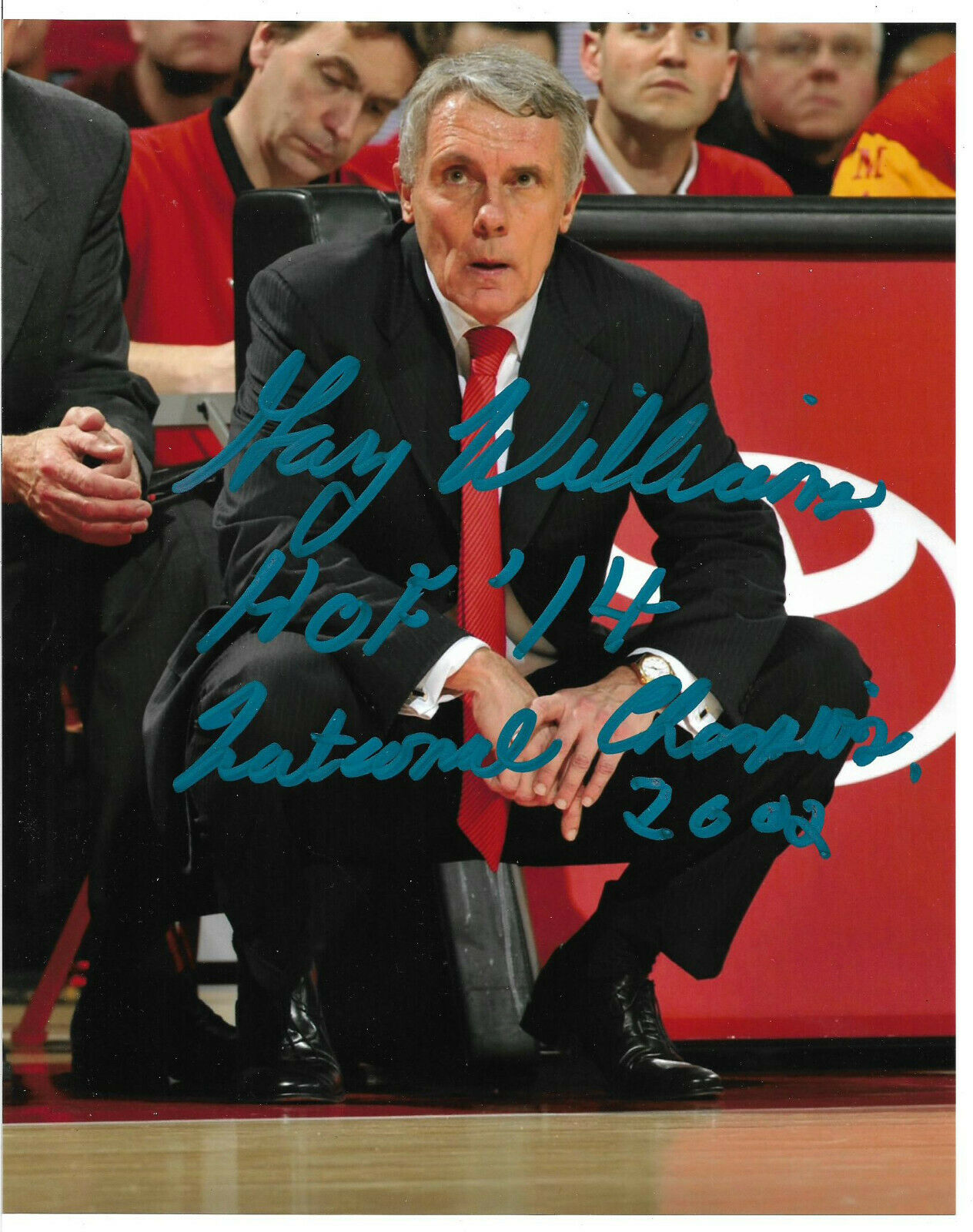 Gary Williams Authentic Signed 8x10 NCAA Basketball Photo Poster painting Autographed, Maryland