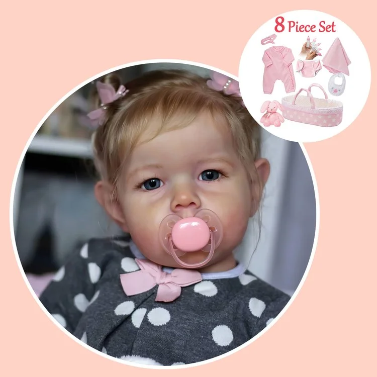 Real Lifelike 20" Rivas Realistic Reborn Baby Toddler Girl Dolls "Coos" and Has A "Heartbeat" -Creativegiftss® - [product_tag] RSAJ-Creativegiftss®
