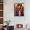 Diamond Painting-DIY Full Round Drill Lion(60*40 CM)