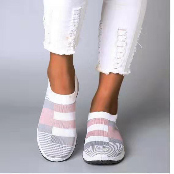Women Breathable Platform Flats Bunion Corrector Slip On Shoes