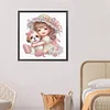 Girl with Dog - Crystal Rhinestone Diamond Painting