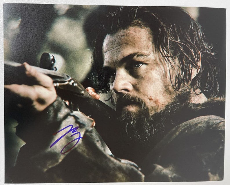 Leonardo DiCaprio Signed Autographed The Revenant