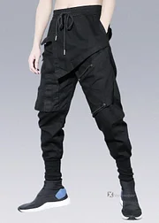 2022 Asymmetrical Tactical Techwear Cargo Vest Women Ribbons