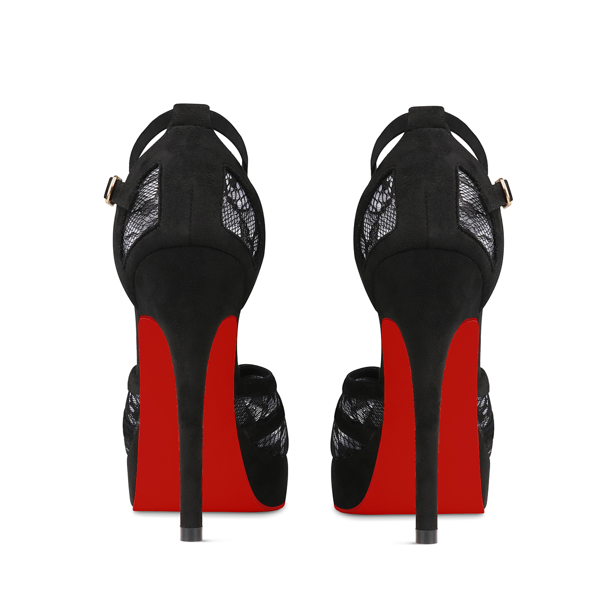 120mm Women's Peep Toe Heel Platform Stiletto High Heels Dress Party Red Bottom Sandals-MERUMOTE