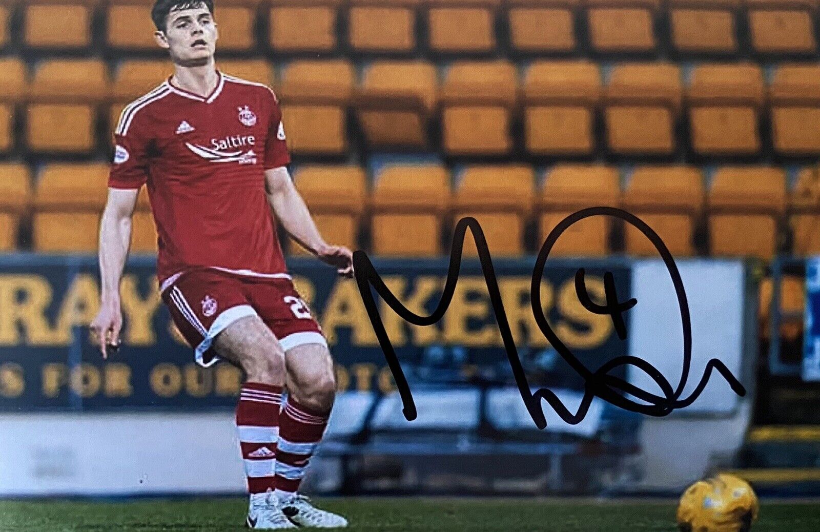 Michael Rose Genuine Hand Signed Aberdeen 6X4 Photo Poster painting