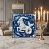 Framed Capricorn - Pearls Painting Kit DIY Diamond Painting Pearl Dot Crafts 25*25CM