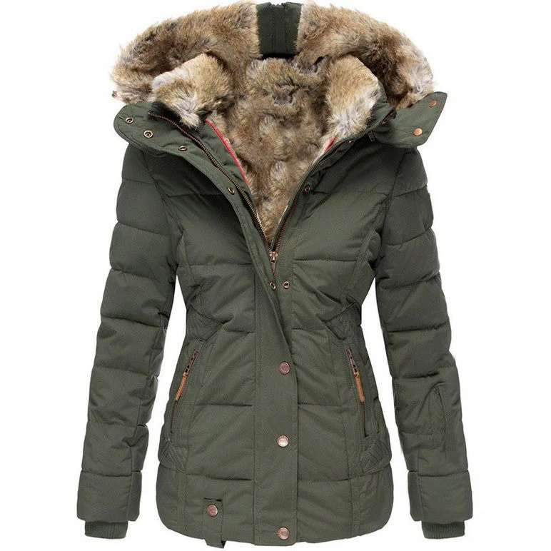 Fitted Hooded Regular Fit Jacket For Women
