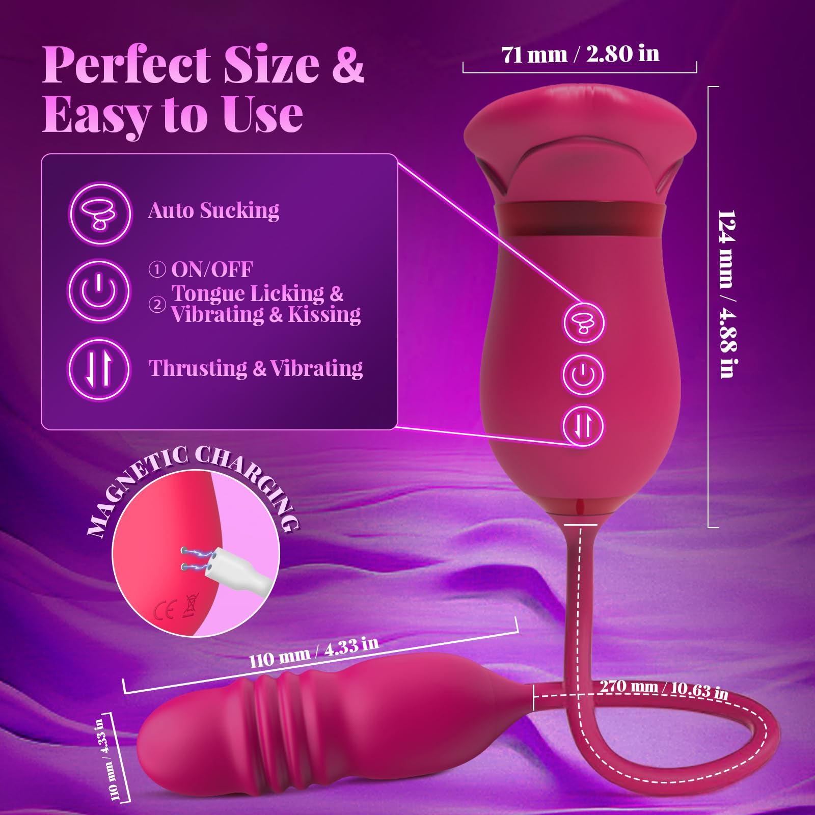 how to use rose clit vibrating sex toy
