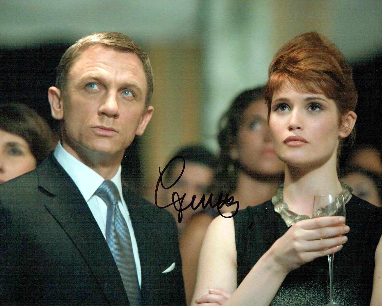 Gemma ARTERTON SIGNED Autograph Photo Poster painting AFTAL COA Strawberry Fields James Bond