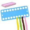 10pcs Cross Stitch Thread Holder Storage Tool User-Friendly Design Winder Color Plastic Board 20 Holes Needlework Project Card