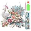 (US Local)Acrylic Special Shape Peacock 5D DIY Diamond Painting Dots Pendant for Window