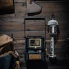 Double-Head Fire-Watching Lantern Stove Outdoor Camping Kerosene Stove Retro Heating Stove Camping Tea Cooking Stove