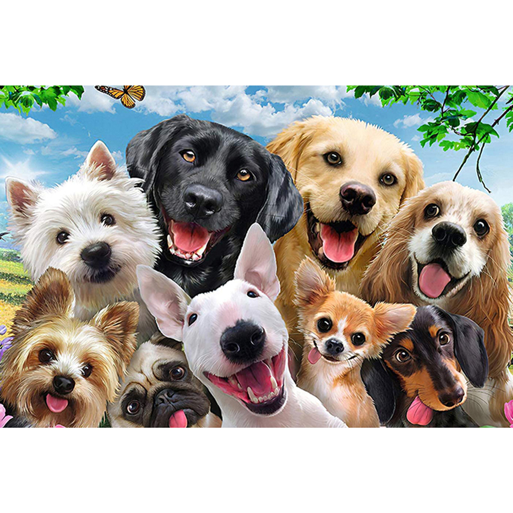 

Animal Park Dogs - 1000 Pieces Jigsaw Puzzle, 501 Original