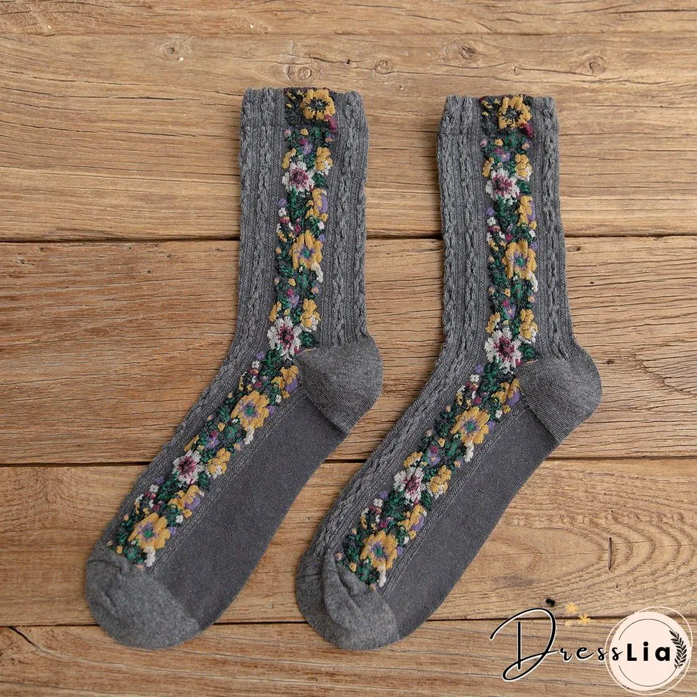 Breathable Sweet Cotton Women Socks