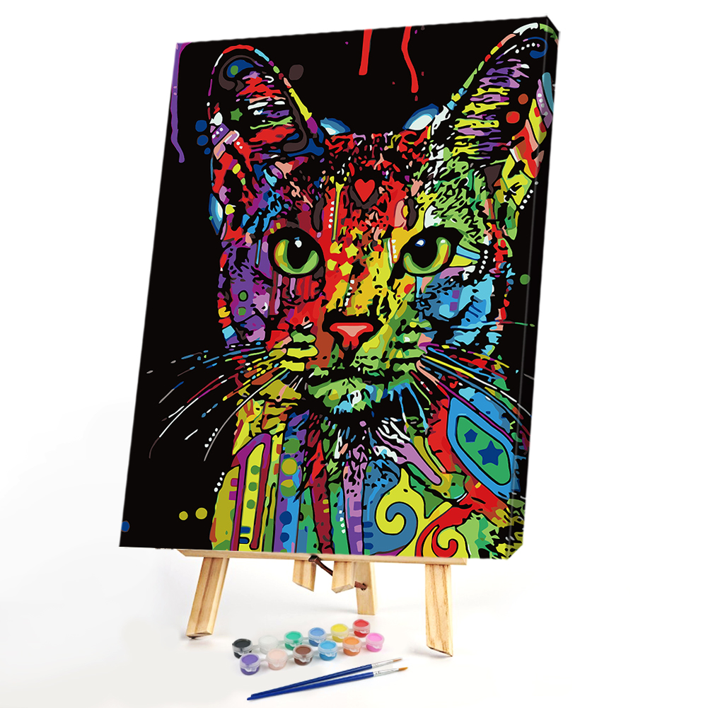 

40*50CM Paint By Numbers-Cat, 501 Original