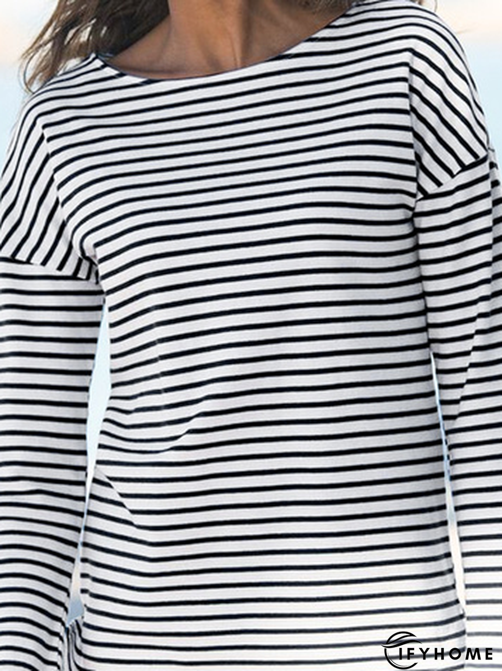 Casual Printing Loose Jersey T-Shirt | IFYHOME