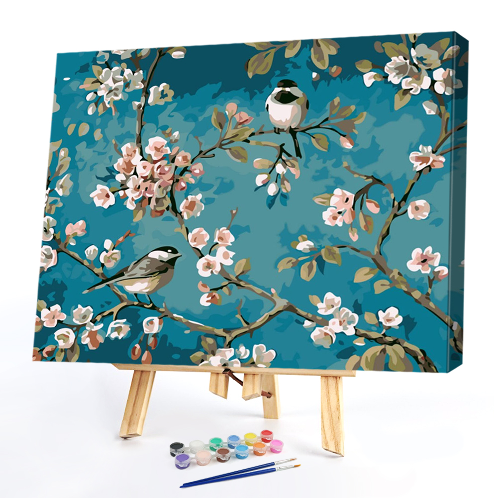 

30*40CM Paint By Numbers-Branch Bird, 501 Original