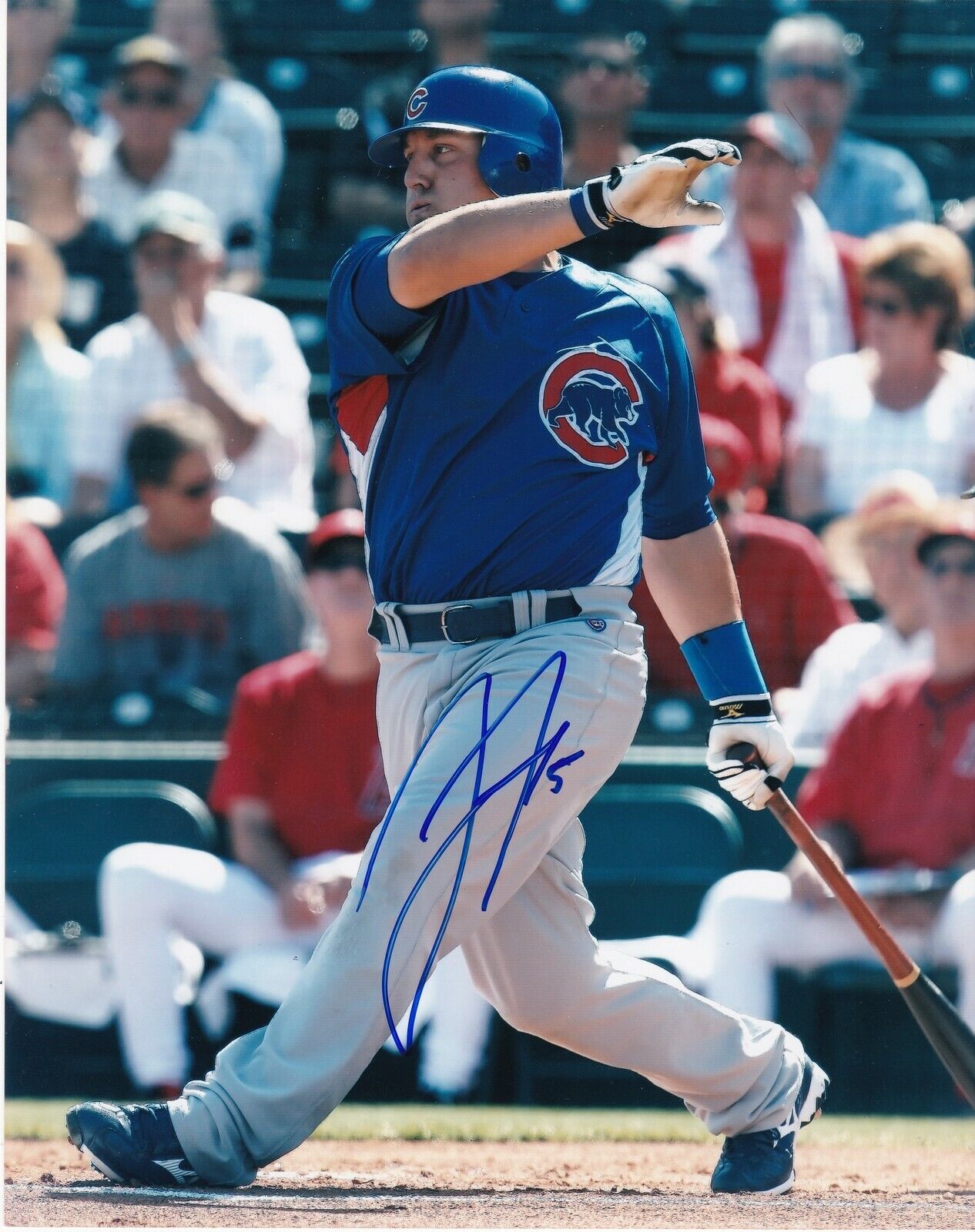 JAKE FOX CHICAGO CUBS ACTION SIGNED 8x10