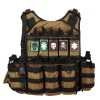 NIJ IV One-Button Release Multifunctional Hanging Tactical Vest Breathable Wear-Resistant Bulletproof Vest