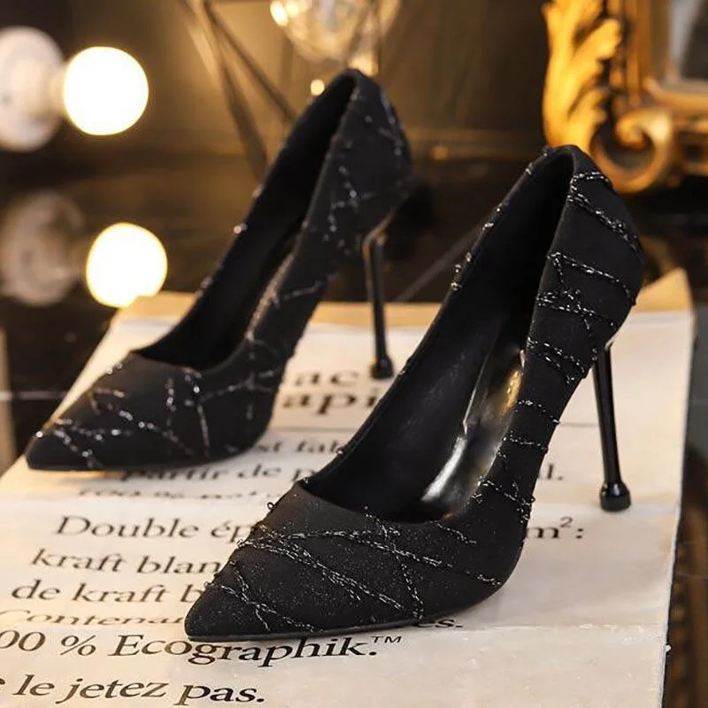 Lourdasprec 2022 Women Pumps Luxury  High Heels Summer Bride Shoes Comfortable Triangle Heeled Party Wedding Shoes Shoes Women Heels